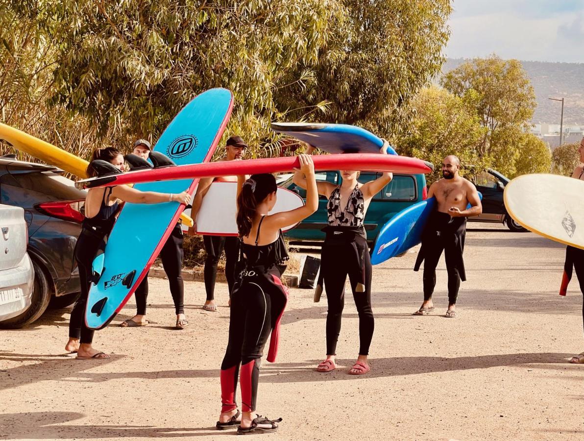 Atlas Wonders Coworking Surf Camp Taghazout Exterior foto